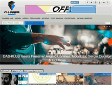Tablet Screenshot of clubber-mag.com